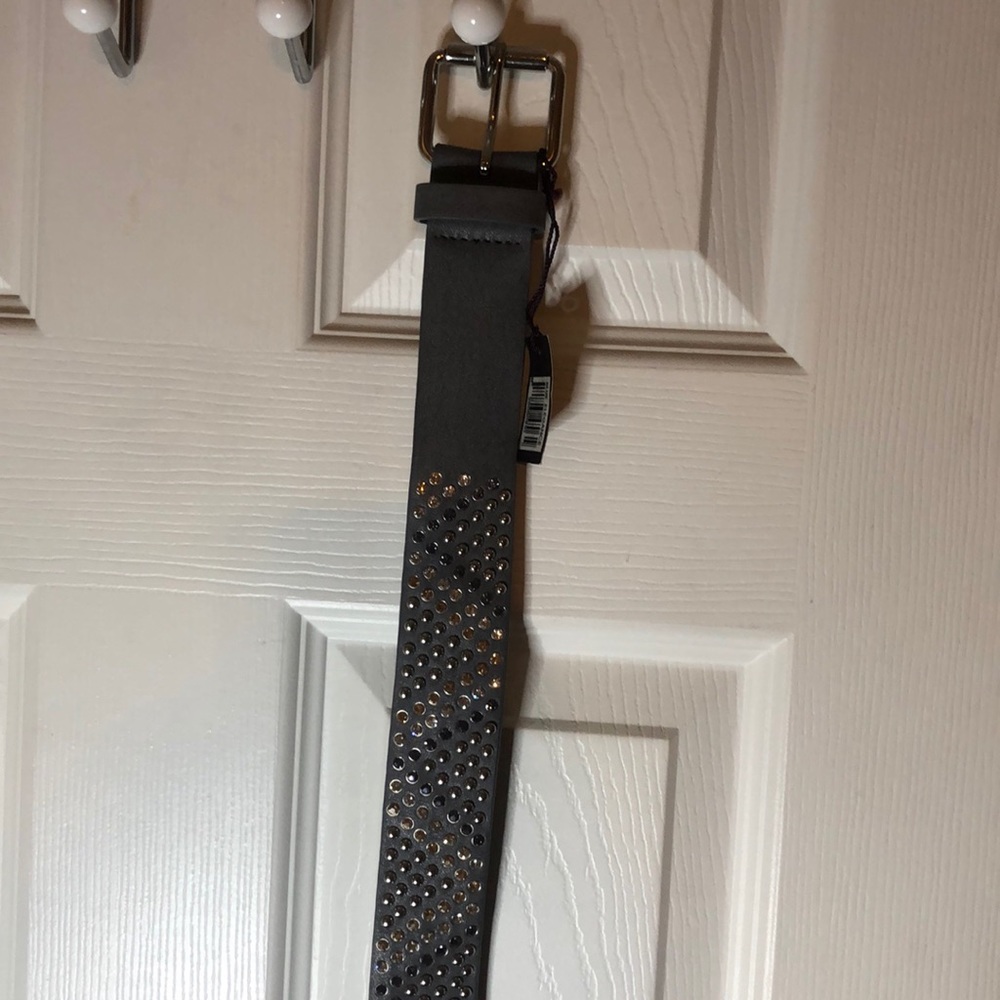 Rhinestone embellished belt